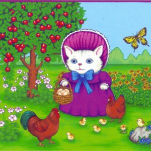 Kitty & Chicks Card