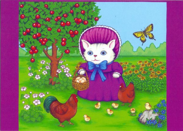 Kitty & Chicks Card