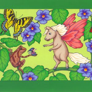 Horse Fairy Card