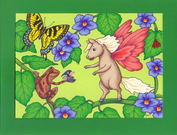 Horse Fairy Card