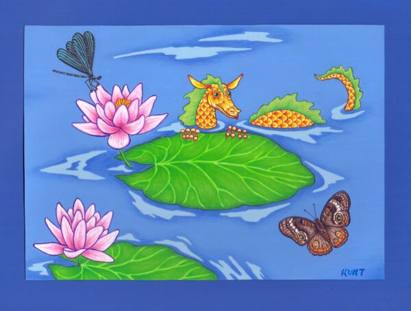 Pond Dragon Card